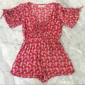 Urban Outfitters Floral Romper